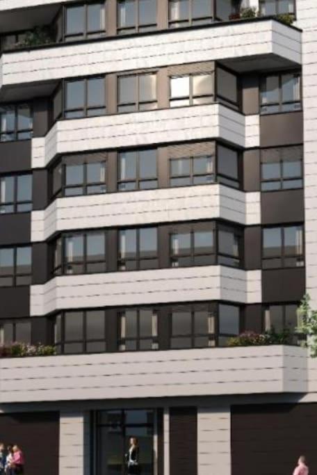 Apartamento a estrenar en ubicación inmejorable , con terraza y parking incluido Oviedo Exterior foto